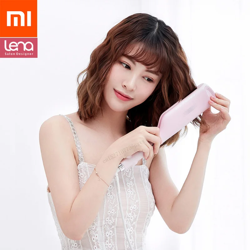 Xiaomi Lena Профессиональный Выпрямитель для волос, бигуди для салона, персональное использование для взрослых, для укладки волос, 3 уровня, регулируемая температура, легко