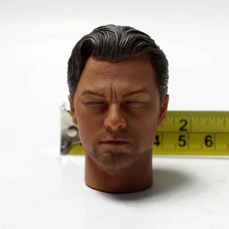 1/6 весы Leonardo Dicaprio голова лепить закрытые глаза версия для 12 &quotмужские