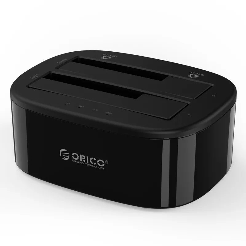 ORICO 6228US3-C 2,5 3,5 дюймов USB 3,0 высокоскоростной HDD SSD корпус жесткого диска с двумя отсеками док-станция