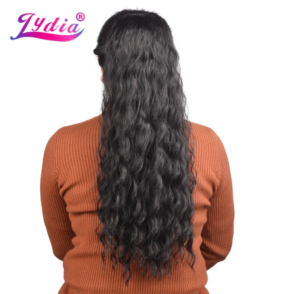 

Lydia Synthetic 18"-24" Bouncy Curly Hair With Two Plastic Combs Ponytail Extensions Long Hairpiece All Colors Available Blonde