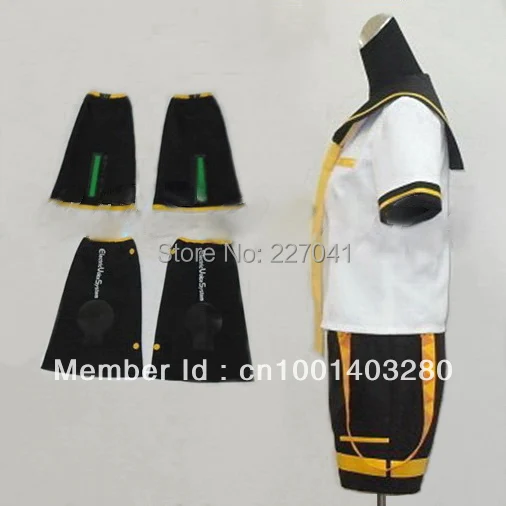 Vocaloid 2 Len Kagamine Косплей Костюм Бесплатная доставка|cosplay costume|len kagamine cosplaylen |