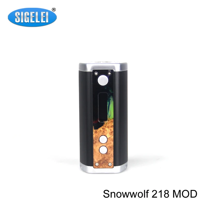 100% Оригинал Sigelei Snowwolf 218 Mod 0 1 3.0ohm 10 Вт TC электронные сигареты vape без аккумулятора