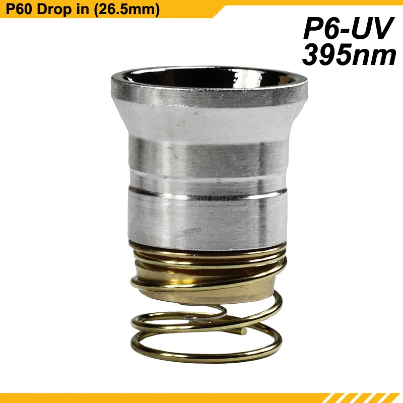 KDLITKER P6 UV UV365nm UV395nm 3 V 12 1 Mode P60 Drop in (Dia. 26 5 мм)|uv 12v| |