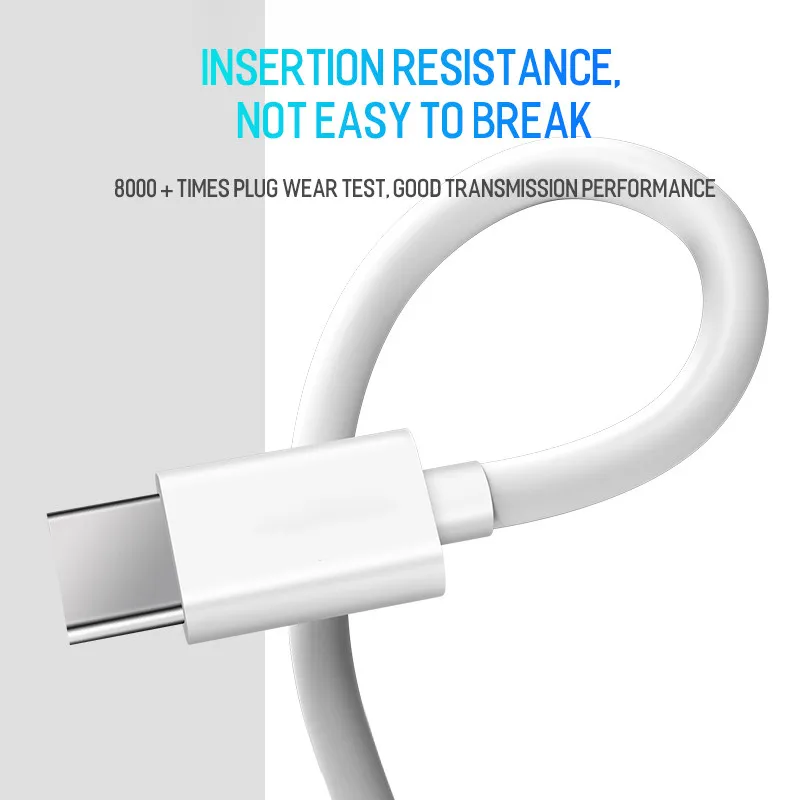 Кабель USB Type C для Xiaomi redmi Note 7 USB-C кабель быстрой зарядки и передачи данных Type-C Samsung