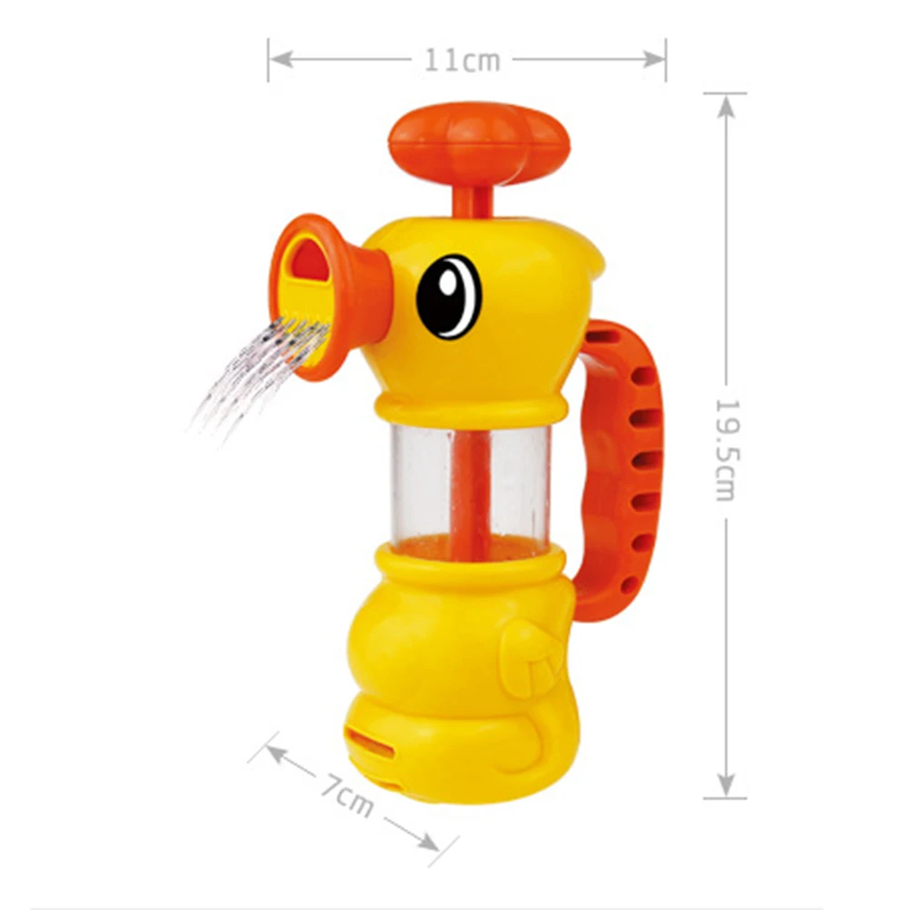 

New Bathroom Shower Children Bathing Pumping Duck Water Spraying Baby Play Toy