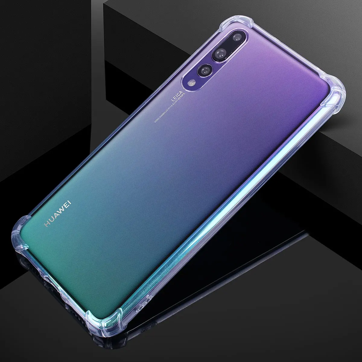 Воздушная подушка мягкий прозрачный силиконовый чехол из ТПУ для Huawei P9 P10 Plus P20 Mate