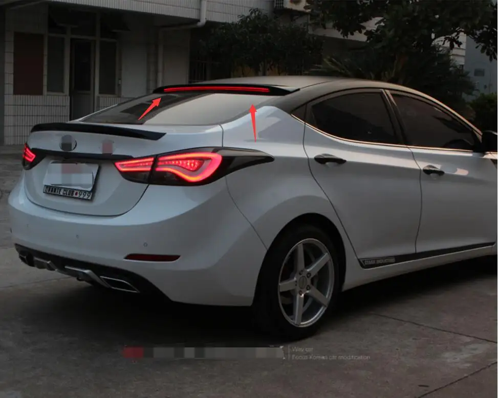 Спойлер для hyundai elantra спойлер светодиодный светильник Кой из высококачественного
