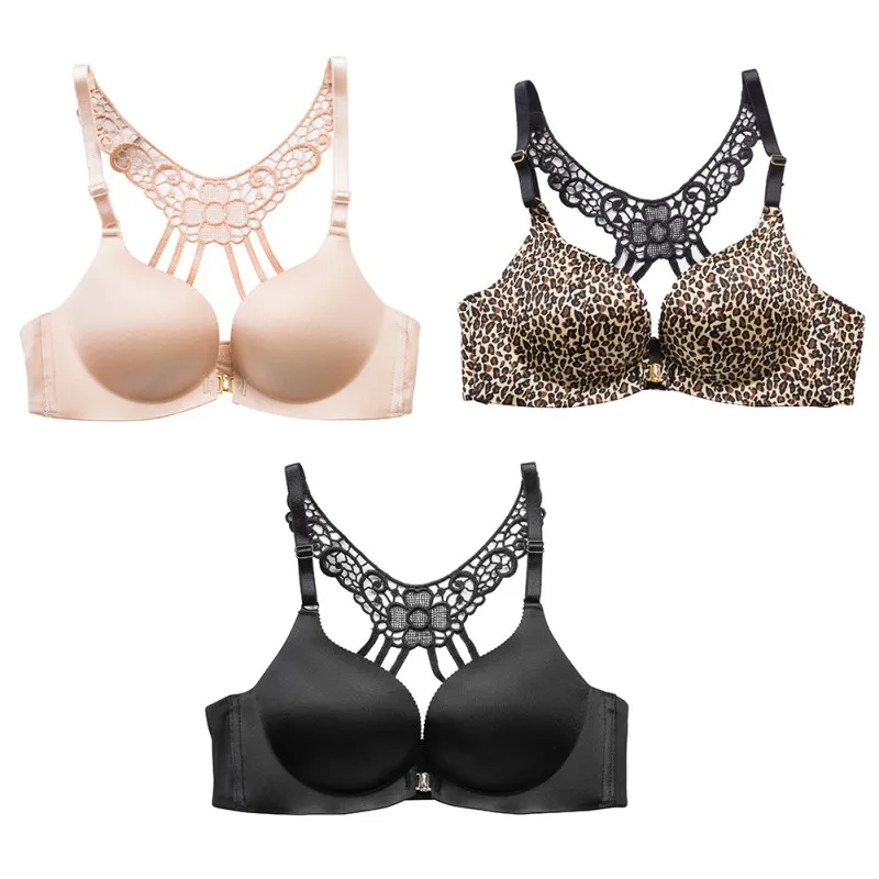 1 шт. женский бюстгальтер сексуальный корсет с леопардовым принтом кружевное