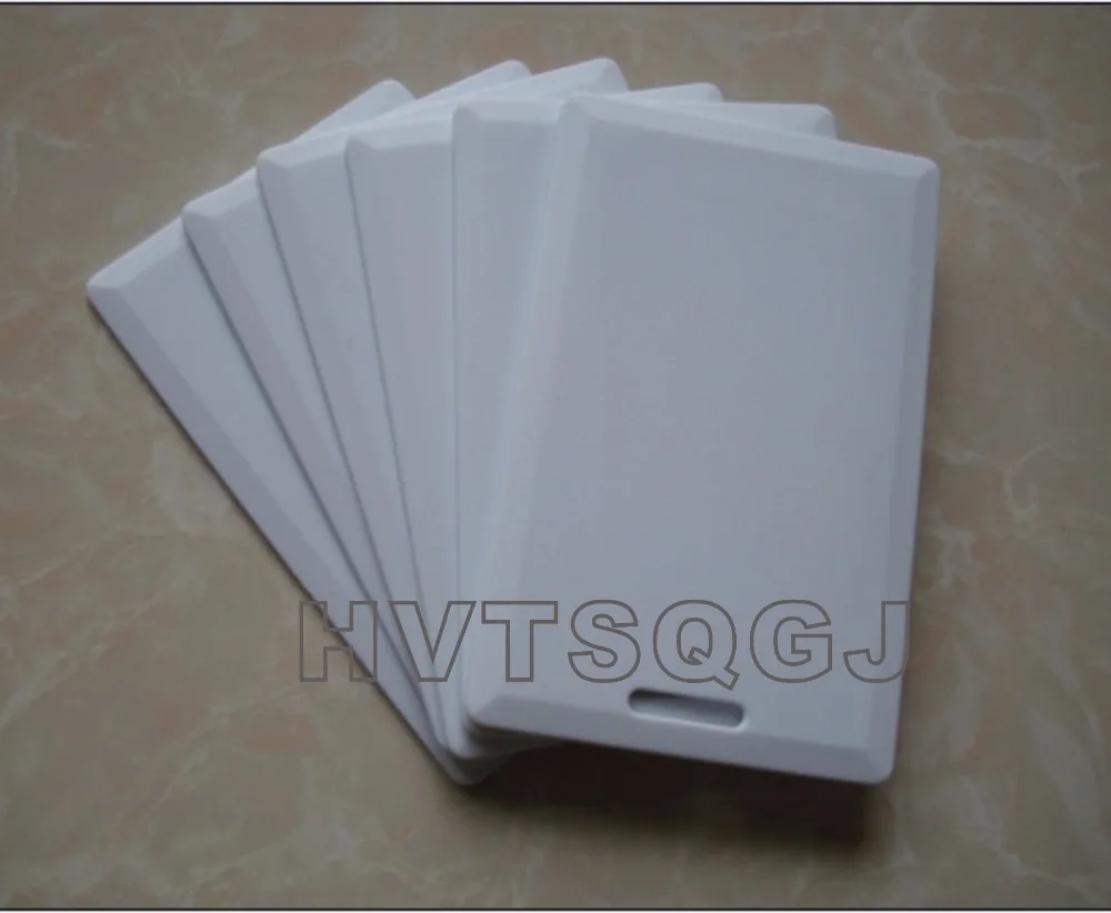 Free shipping  100 pcs Clamshell RFID Smart cards with  T5577,Thick cards , RFID Hotel cards