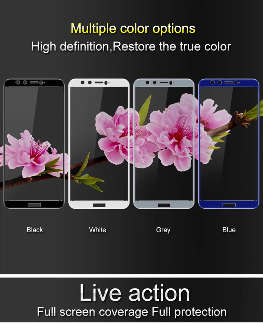 Бренд IMAK, полное покрытие, закаленное стекло для huawei Honor 9 Lite, стекло 5,65 дюйма, премиум-класс, защита на весь экран, защитная пленка, безопасный Чехол