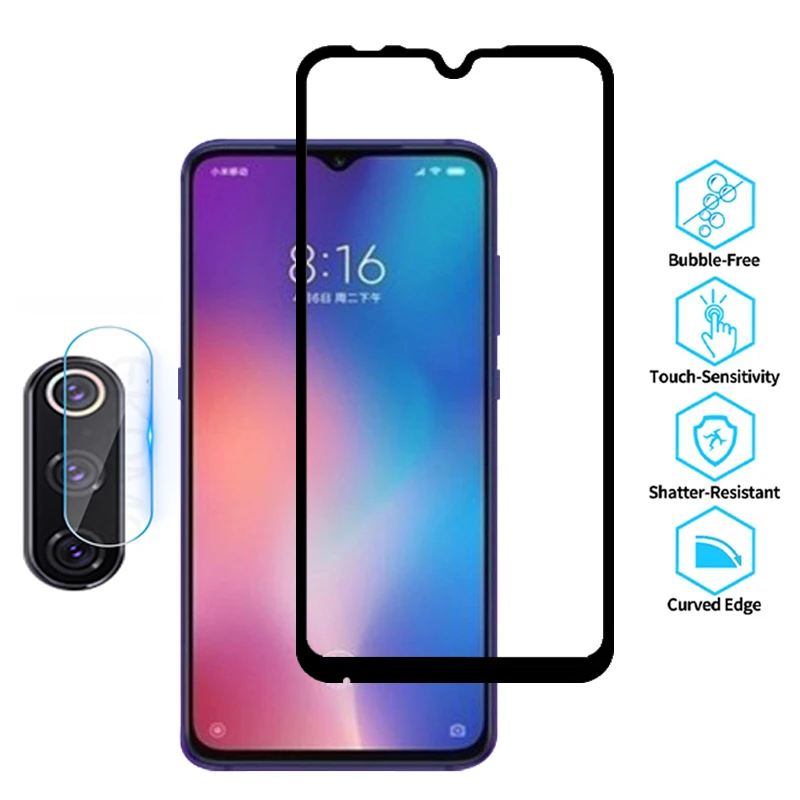 Защитное стекло с полным покрытием для Xiaomi Mi 9 Mi9 защитная пленка экрана 5s Plus 8 Lite SE