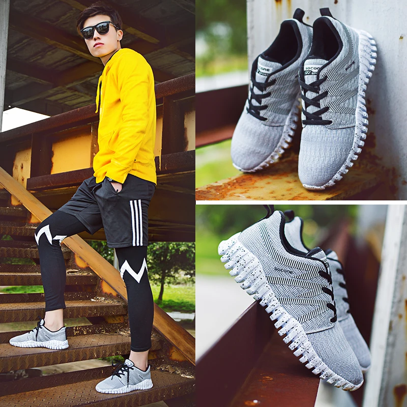 Socone 2019 Легкая спортивная обувь для мужчин дышащие атлетические кроссовки