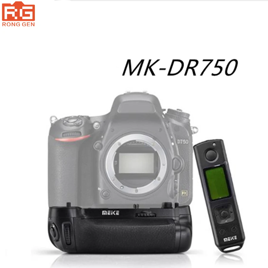 Meike MKDR750 MK DR750 Встроенный 2 4G беспроводной пульт дистанционного управления