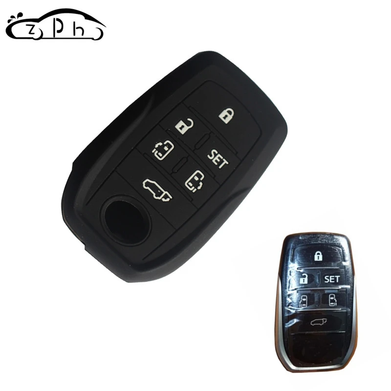 Силиконовый чехол для дистанционного ключа для Toyota Alphard PREVIA Voxy Noah Esquire Vellfire Harrier 30 Series Tarago чехол для автомобиля