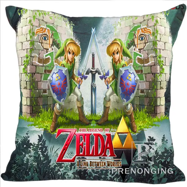 Pillowcases Изготовленная на заказ Наволочка Legend of Zelda ocarina квадратная Подушка на молнии Обложка печать ваши фотографии 20x20 см, 35x35 см(одна сторона) 180117#53 - Цвет: Pillowcases