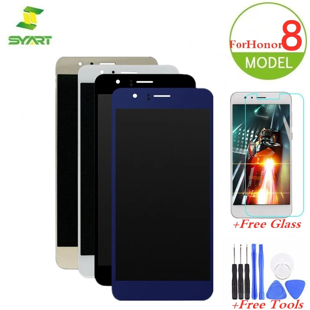 ЖК дисплей для Huawei Honor 8 дигитайзер сенсорного экрана в сборке запасные части +