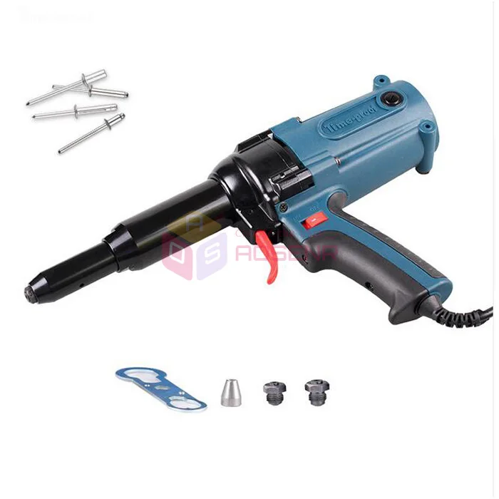 220 V 400 W Электрический клепальщик электрический пистолет Клепальный Инструмент 8000N для слепого клепальщика