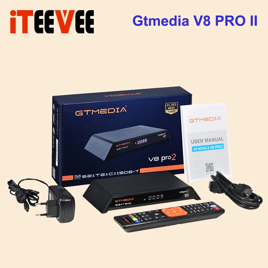 Сейчас Gtmedia V8 Pro2 DVB-S/S2/S2X, DVB+ T/T2/Cable(J83.A/B/C)/ISDBT bulit in wifi Поддержка Full PowerVu, DRE& Biss key