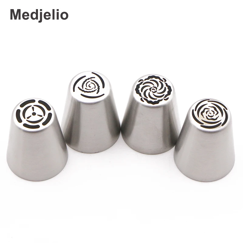 4 шт. розовые тюльпаны больше лепестков русские сопла из нержавеющей стали