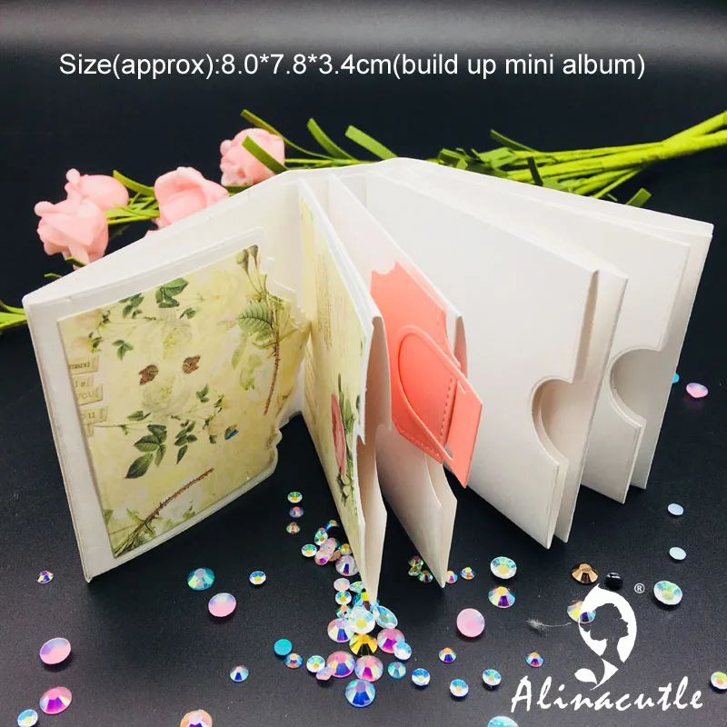 Высечки металла высечки фотоальбом памяти книга высечки сердце alinaccraft скрапбук бумаги DIY карты трафарет резак удар