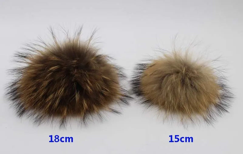 Норки ball cap хип-хоп 18 см большой помпон зимняя женская шапка для девочек вязаная