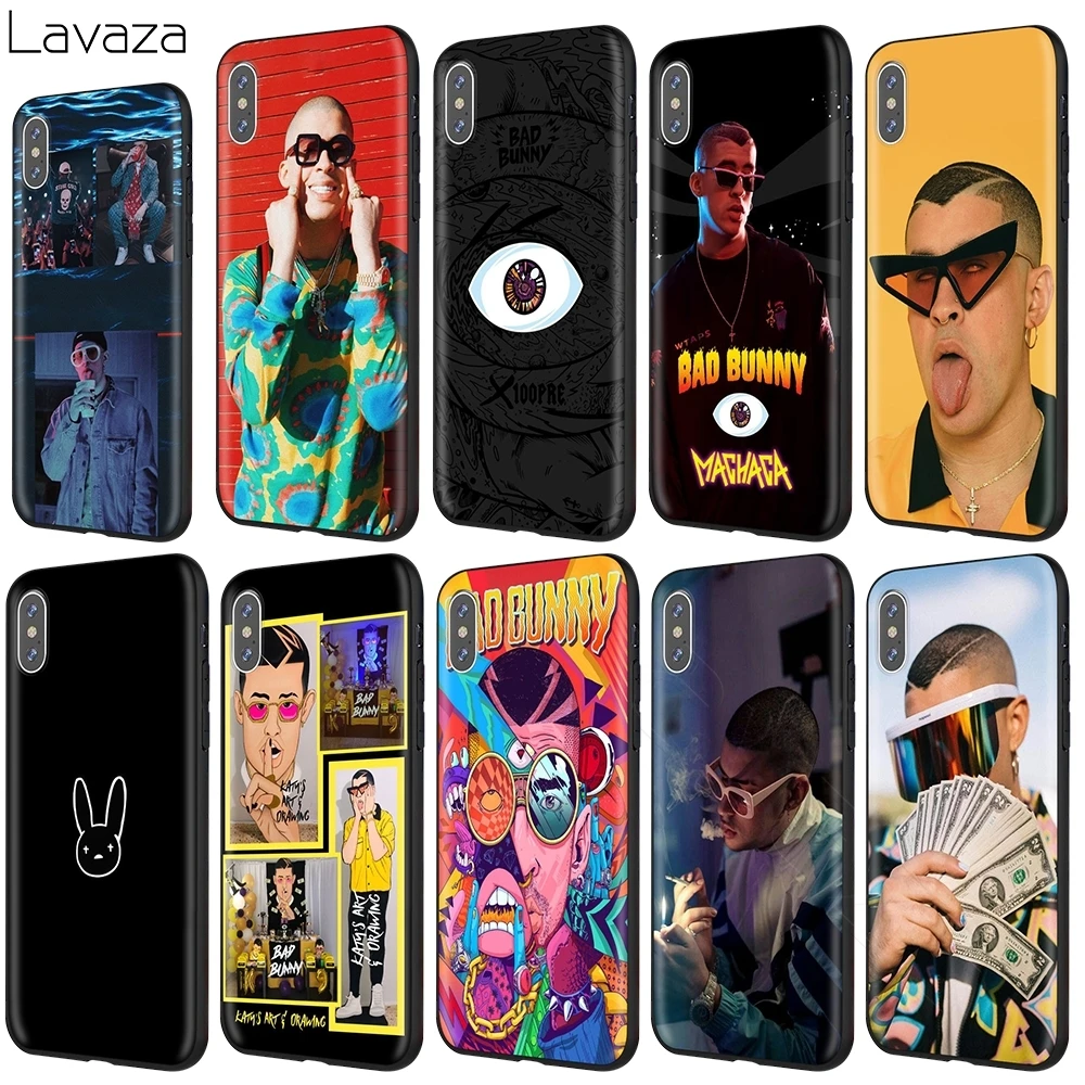 Чехол Lavaza Bad Bunny X100pre для iPhone 12 mini 11 Pro XS Max XR X 8 7 6 6S Plus 5 5s se|Бамперы| |