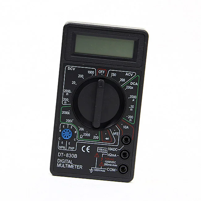 10 шт. цифровой мультиметр Электрический амперметр постоянного и переменного