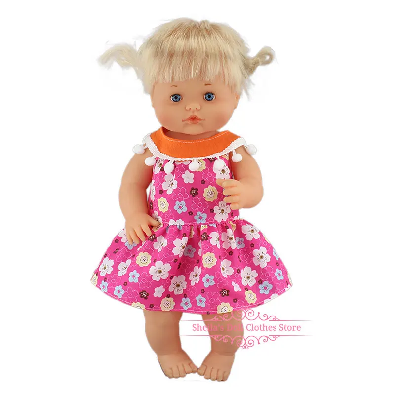 Новое модное платье подходит 40 см 41 см Nenucos кукла Nenuco Ropa su Hermanita фиолетовая футболка с длинными рукавами в фиолетовый горошек брюки с шапочкой