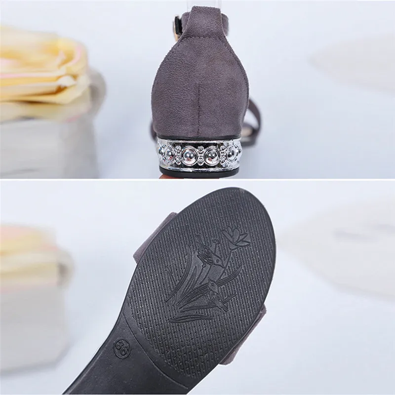 SAGACE Для женщин Летние дамские сандалии на плоской подошве с открытым носком и