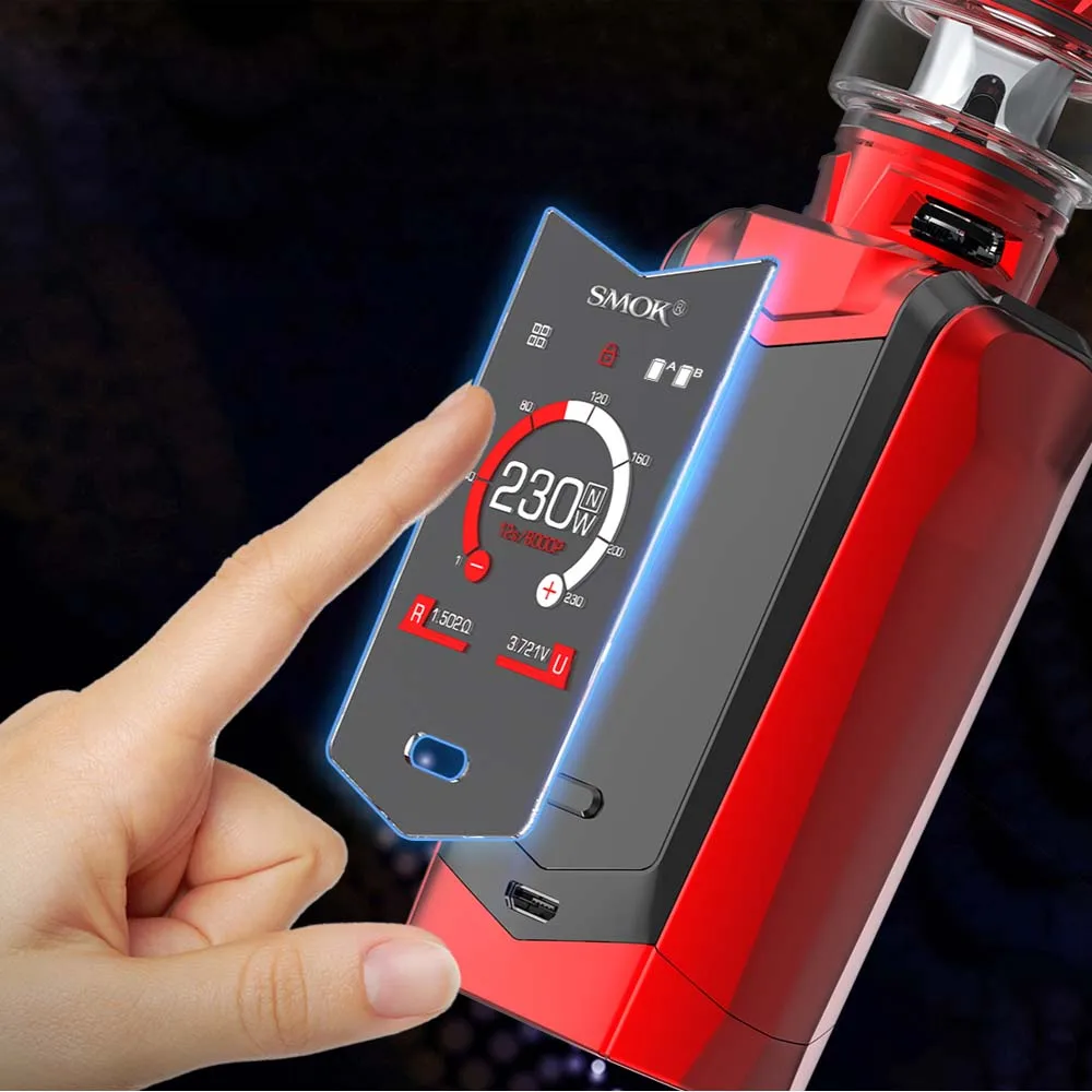 Оригинальный набор видов SMOK 230 Вт мод 5 мл TFV8 Baby V2 Tank A1 A2 спиральная электронная