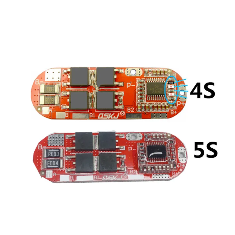 Плата BMS 3S 20A/4S/20A/5S/защитная плата литиевой батареи|Аксессуары для батарей| |