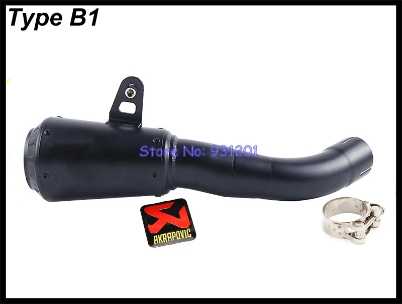 YZF R25 R3 MT03 выхлопная труба глушитель системы Escape Moto Akrapovic для Yamaha (2015 2018)|Выхлопные