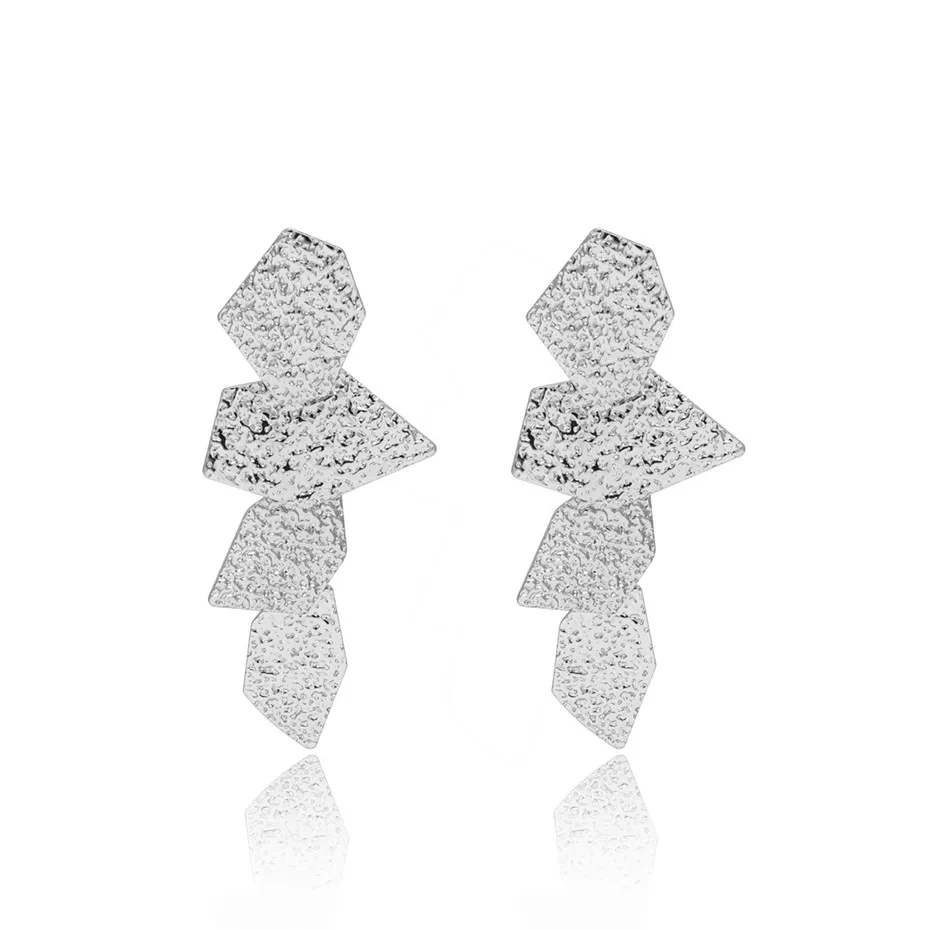 Silver 1 26 стилей, Винтажные серьги ZA, большие геометрические Висячие серьги для женщин, свадебные серьги в стиле панк, Женские Ювелирные изделия Brinco - Окраска металла: Silver 1