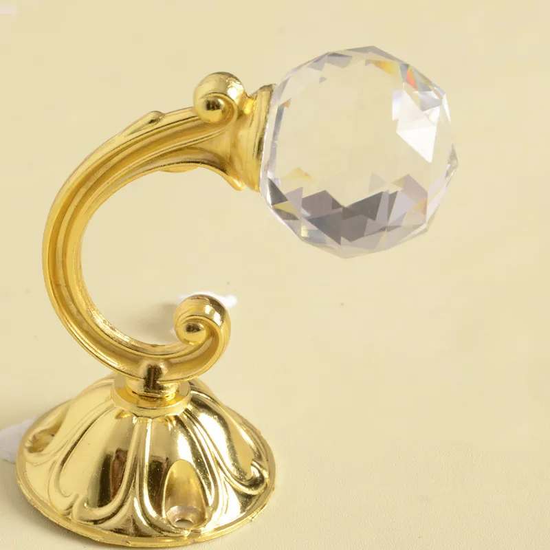 2 шт. Кристалл занавес галстук веревка Крючок Европейский Креативный настенный