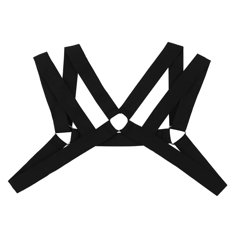 Эластичный пояс с двойным плечевым ремнем, эластичный пояс с металлическими уплотнительными кольцами, нарядный клубный костюм для вечеринки