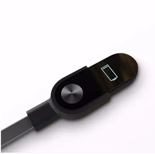 Xiaomi mi Band 2 кабель для зарядного устройства специально разработанный для mi Band 2 зарядный кабель для передачи данных для Xiaomi mi ремешок с 2 портами(стандарт Зарядное устройство - Цвет: Black Charger