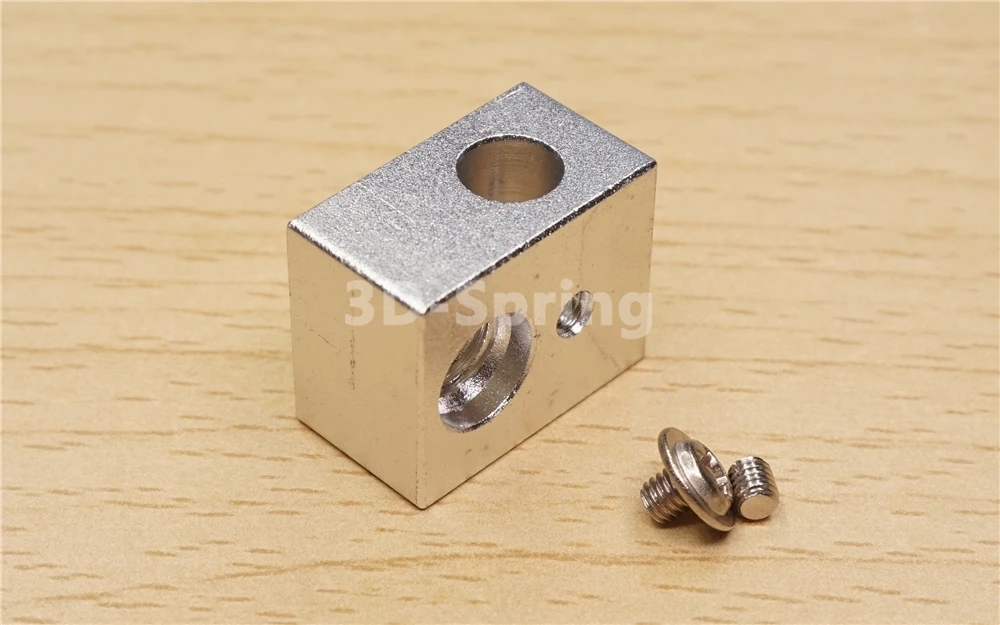 MK10 тепловой блок M7 резьба для Makerbot 2 поколения экструдер Hotend алюминий 20*16*11 5 мм 3D