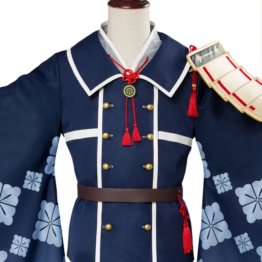 Костюм для косплея Touken Ranbu Hakusan Yoshimitsu костюм с париком полный комплект парик