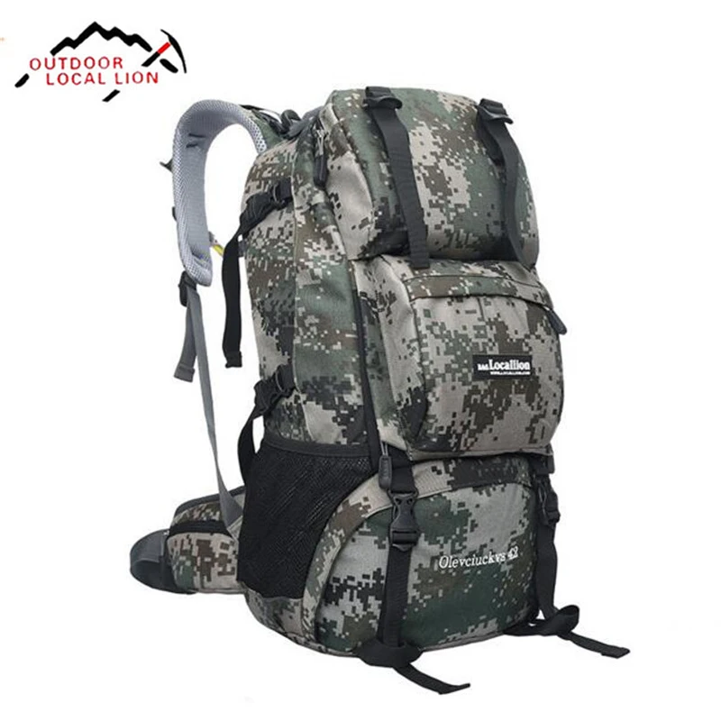 Locallion Large Capacity Hiking Backpacking Packs for Outdoor Travel Climbing Camping Mountaineering with Free Rain Cover | Спорт и