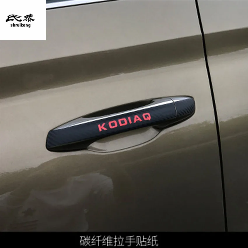 4 шт./лот автомобильные Захваты из углеродного волокна наружная дверь держатель