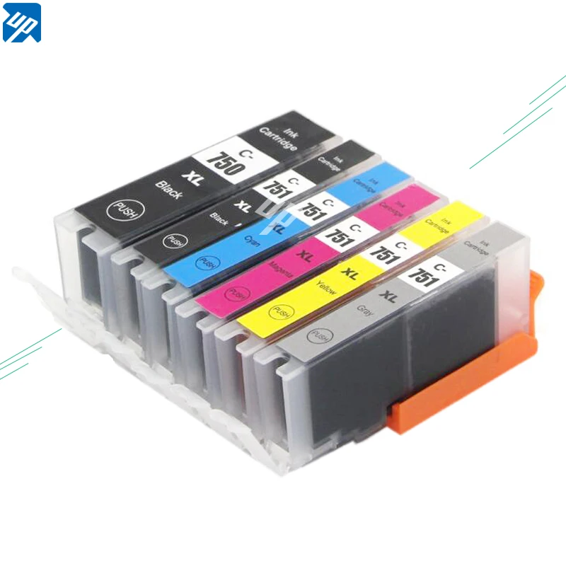 12PK PGI750 CLI751 для Canon MG6370 MG7170 MG7570 IP8770 MG6770 MG6670 совместимый картридж с чернилами PGI-750