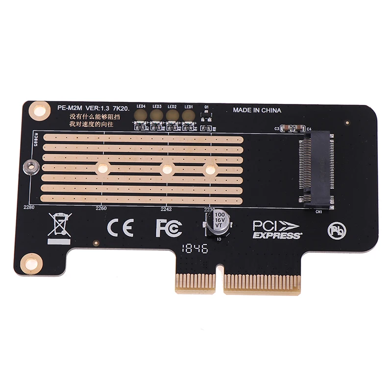 M-Key M.2 NVME/NGFF SSD к PCI-E PCI Express X4 X8 X16 адаптер преобразователь карта SS | Компьютеры и офис