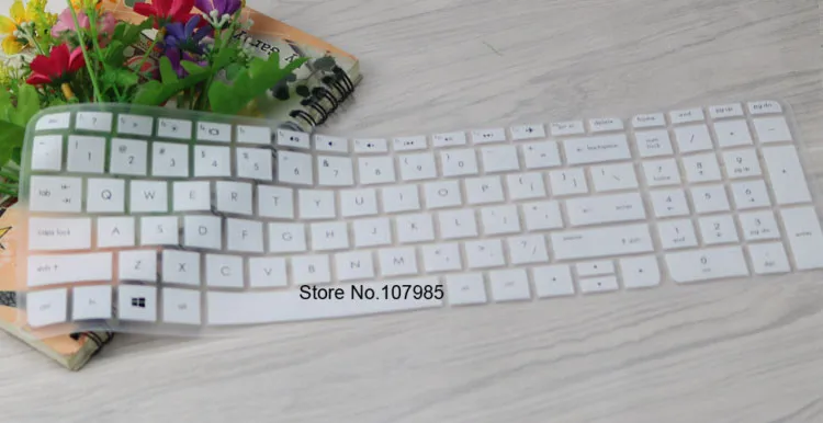 White 17 ''17,3'' силиконовая защитная накладка для клавиатуры Крышка для hp Pavilion 17 двумя способами; женские 17t ENVY 17z m7-n m7 17t-n 17-s серии - Цвет: White
