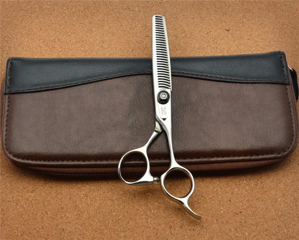 6 дюймов бренд Джейсон Высший сорт Парикмахерские ножницы JP 440C двойные зубы