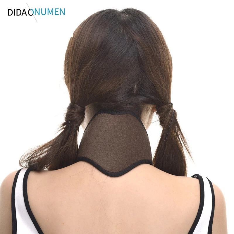 Турмалиновый нагревательный бандаж для поддержки шеи магнитная терапия