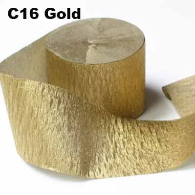 Gold 1 шт. 25 м DIY Длинные узкие ленты из крепированной бумаги Букет керлинг для дома свадьба день рождения праздник в честь рождения ребенка, Рождество Новогоднее украшение - Цвет: Gold
