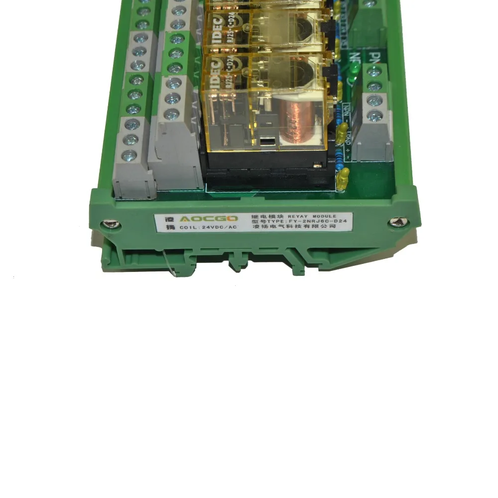 6-канальный модуль реле интерфейса DPDT DIN Rail Mount IDEC RJ2S | Обустройство дома