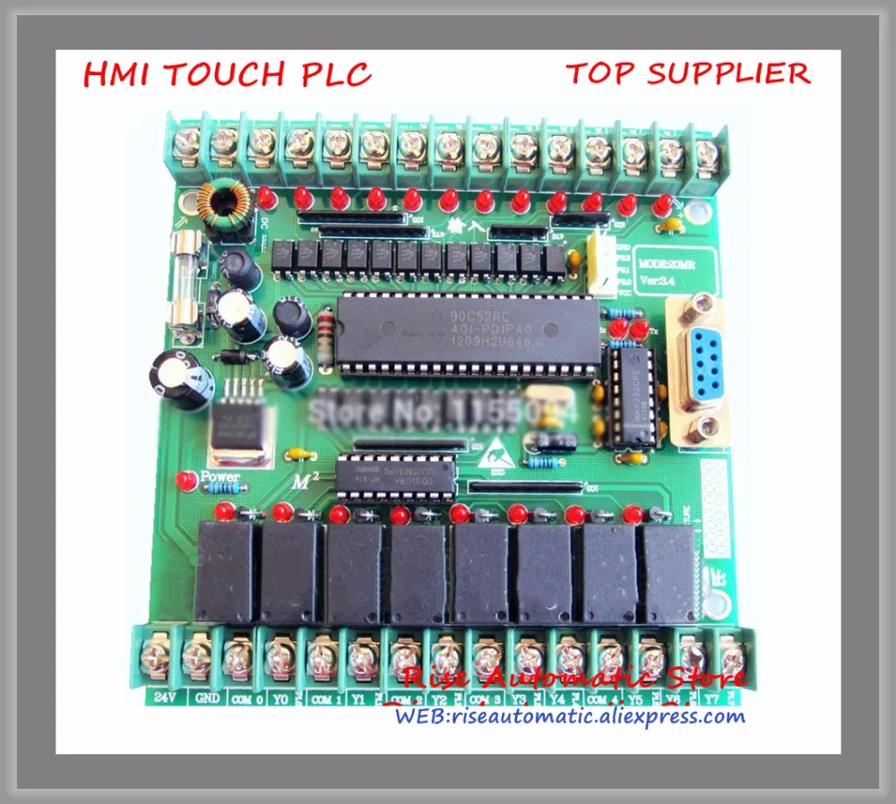 Новая Оригинальная 20MR одноплатная PLC STM32 MCU 12 Входная точка 8 Выходная точка|plc