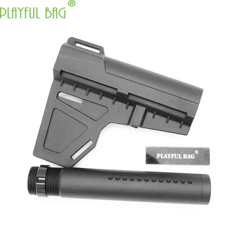 a set PB игривый мешок новая модель гелевый шариковый пистолет jinming9 нейлон KAK tomahawk gunstock Модернизированный материал крепление barrle brace аксессуар T151 - Цвет: a set
