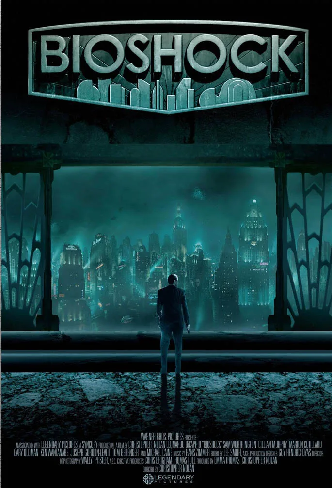 MX021 Горячая видео игра BioShock восхищение Туризм бесконечная пользовательская картина А4 А3 а2 плакат искусство шелк Холст Домашний номер настенный принт Декор